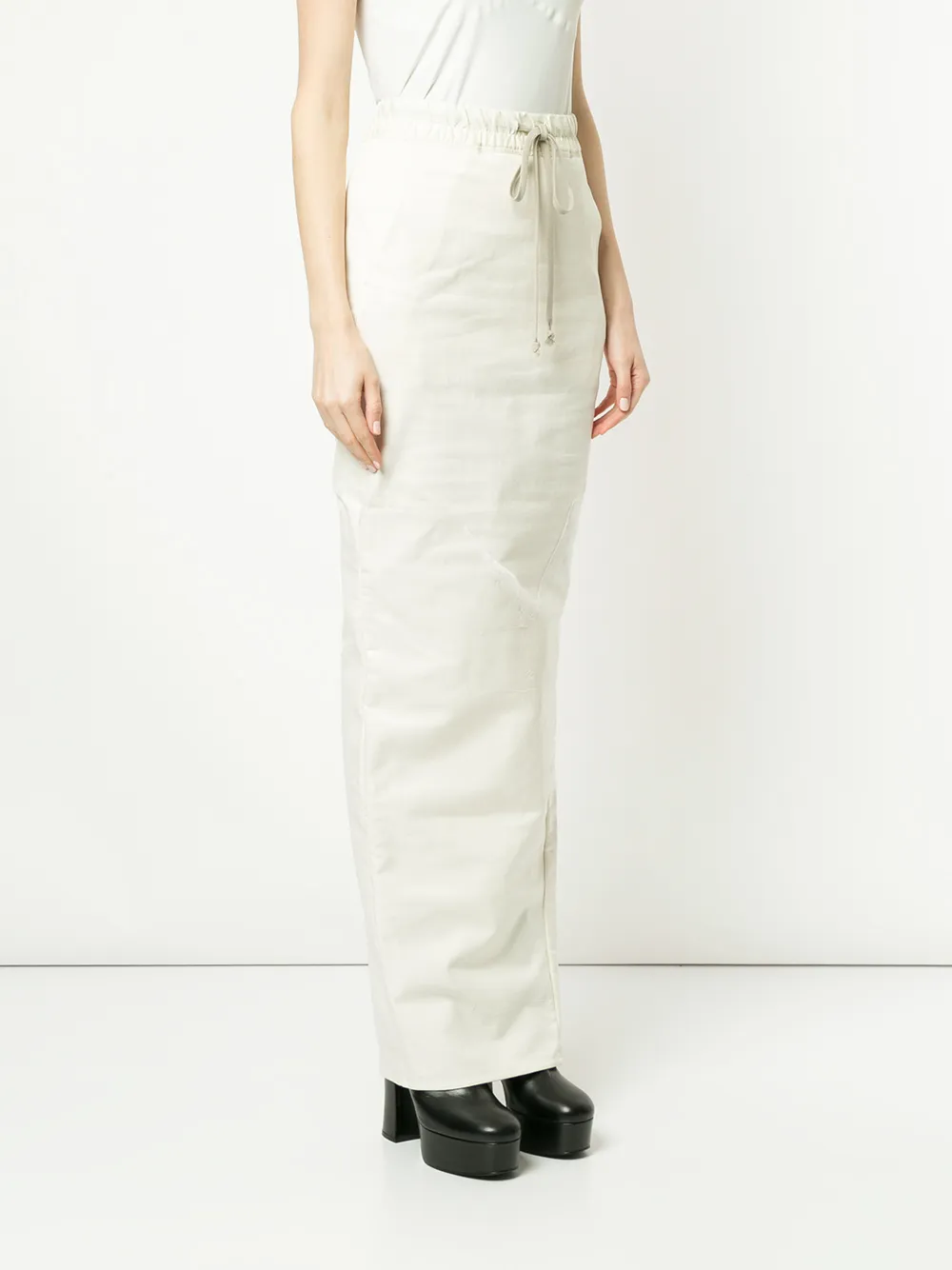  Rick Owens Enganliegender Maxirock   Nude 
