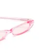 Roberi & Fraud Pink Frances Rectangular Sunglasses