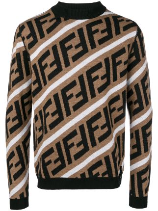 Fendi Diagonal Monogram Sweater - Farfetch