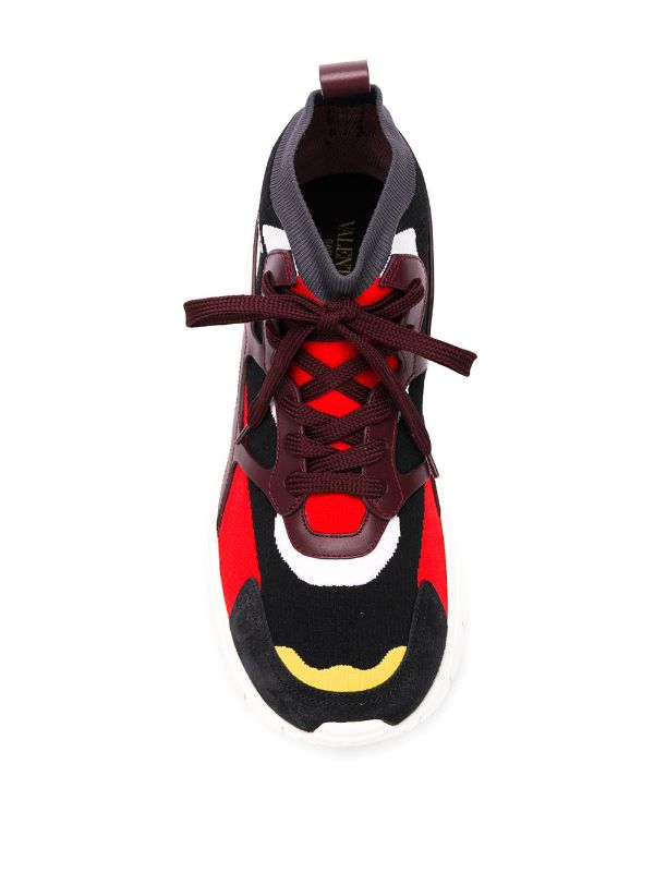 valentino sound high sneakers