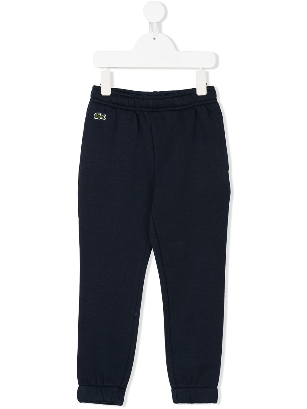 Lacoste Kids' Logo Patch Track Pants In Blue