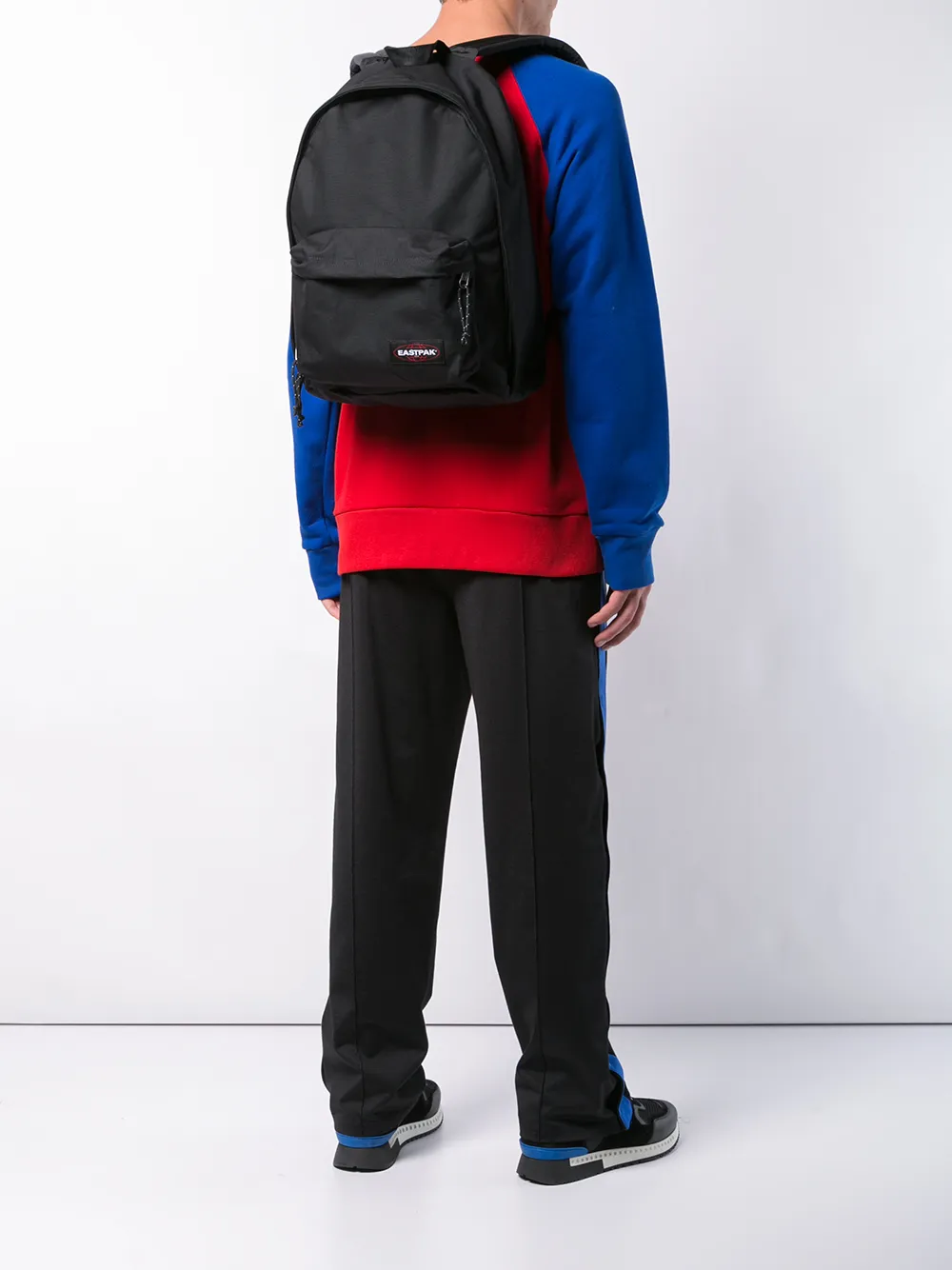 Eastpak rugzak met logo patches Zwart