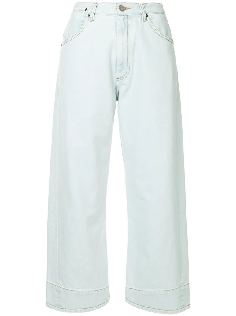 We11done cropped straight-leg jeans