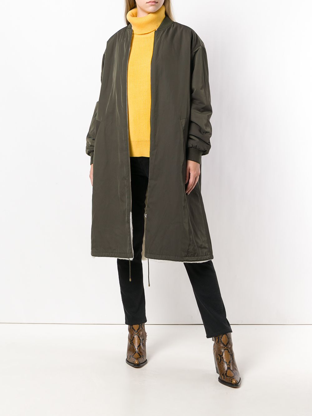 фото Liska reversible bomber coat