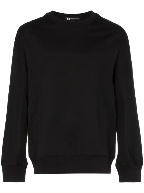 Y-3 Crew neck cotton sweatshirt