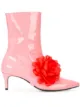 Image 1 of Leandra Medine floral embellished boots