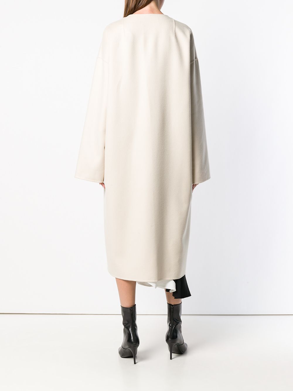 фото Loewe collarless long coat