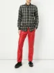 Image 2 of Comme Des Garçons Pre-Owned vinyl slim trousers