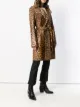 Saint Laurent Trenchcoat mit Leopardenmuster