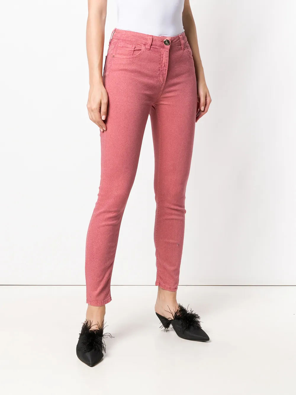  Elisabetta Franchi Five-pockets Jeans - Pink 