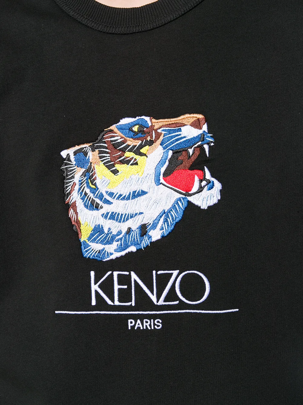 Kenzo Tiger Head sweater Zwart