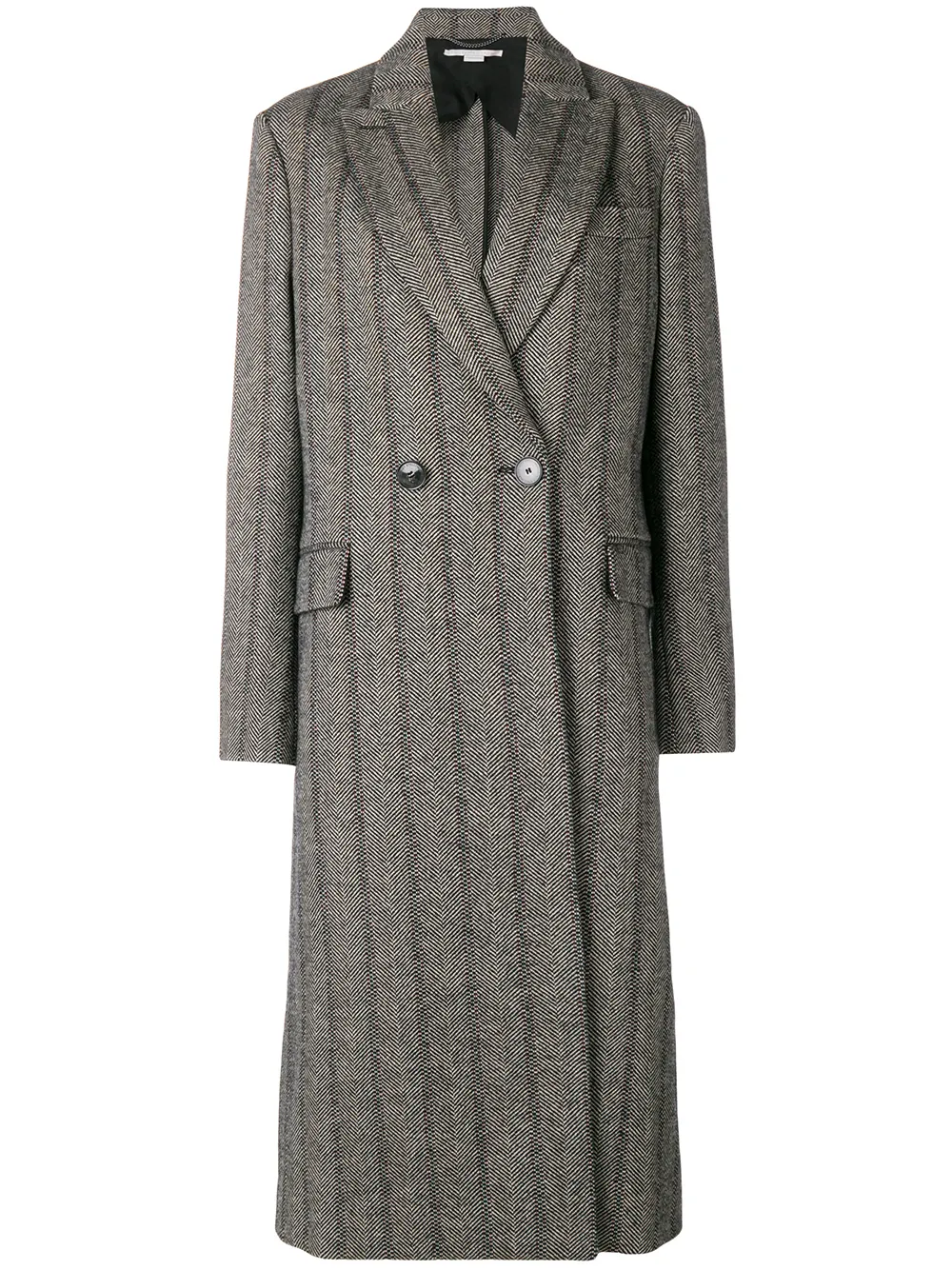 Stella McCartney Doppelreihiger Mantel - Grau