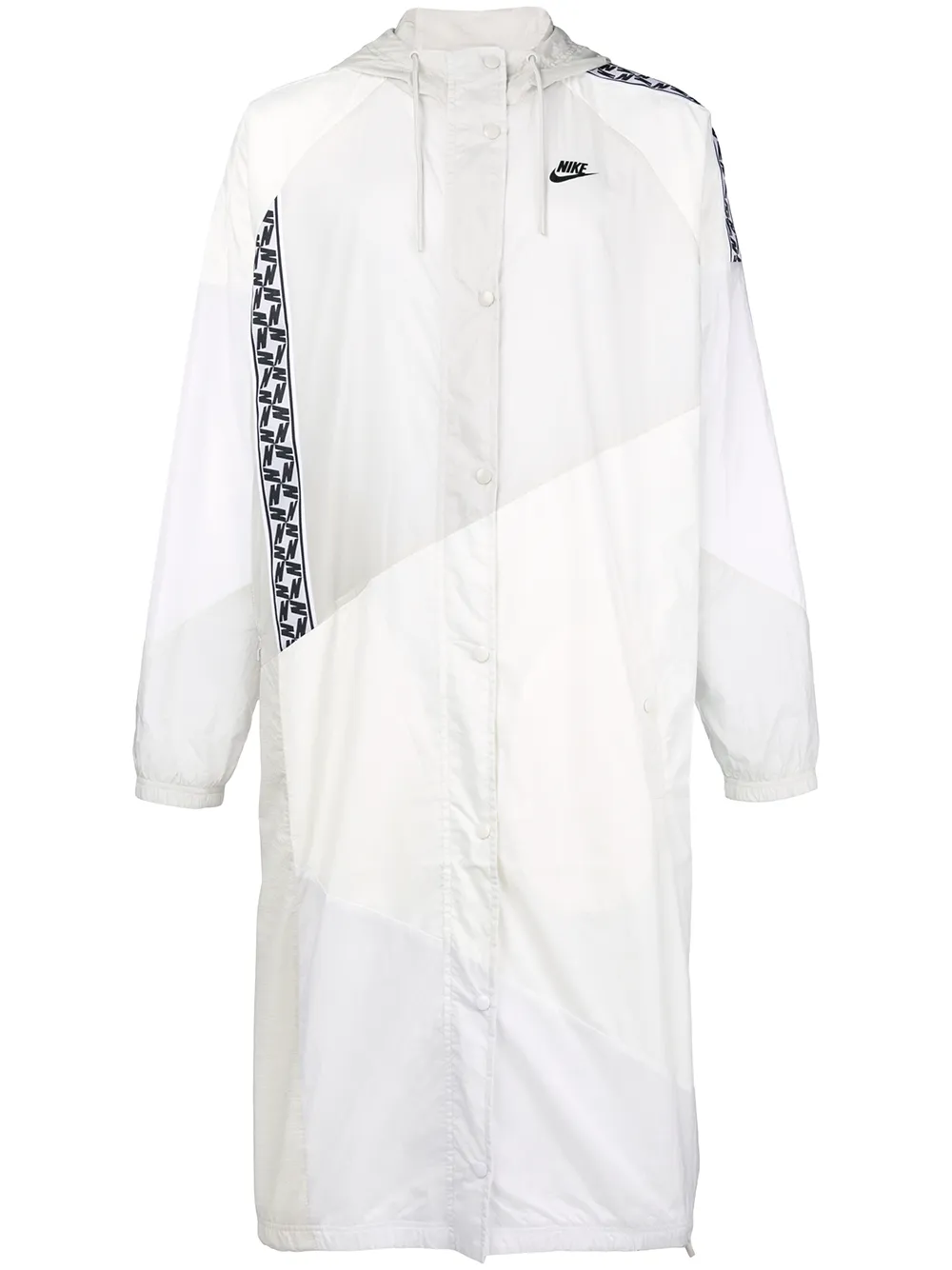 nike taped woven long jacket