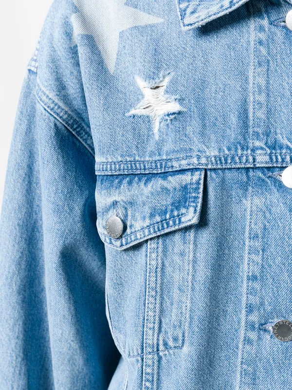 stella mccartney star denim jacket