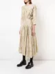 Divka pleated flared dress