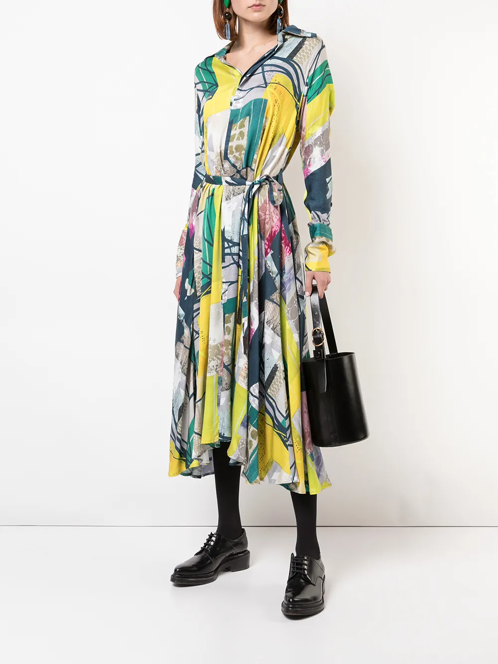 Divka abstract print shirt dress | Day Dresses | Image 2