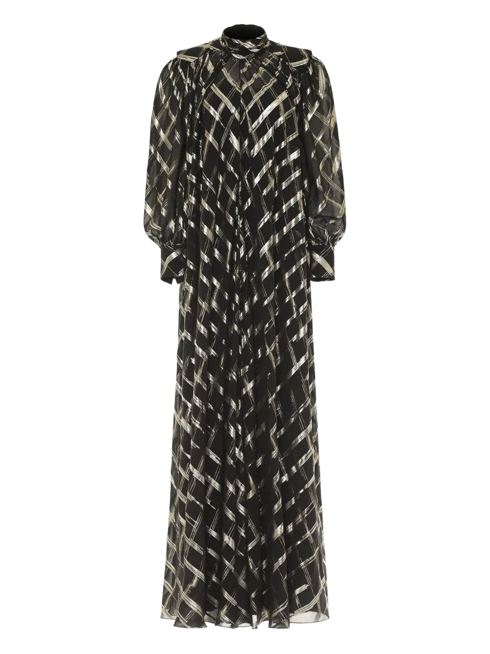 Alberta Ferretti オーバーサイズ マキシドレス - ブラック Alberta Ferretti オーバーサイズ マキシドレス - ブラック