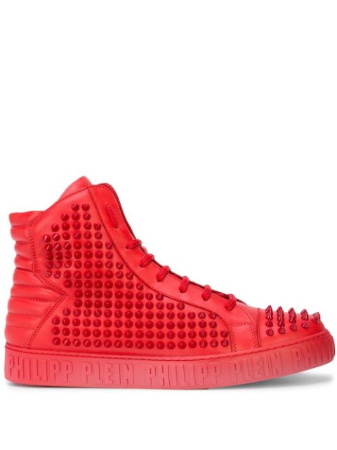 philipp plein red shoes