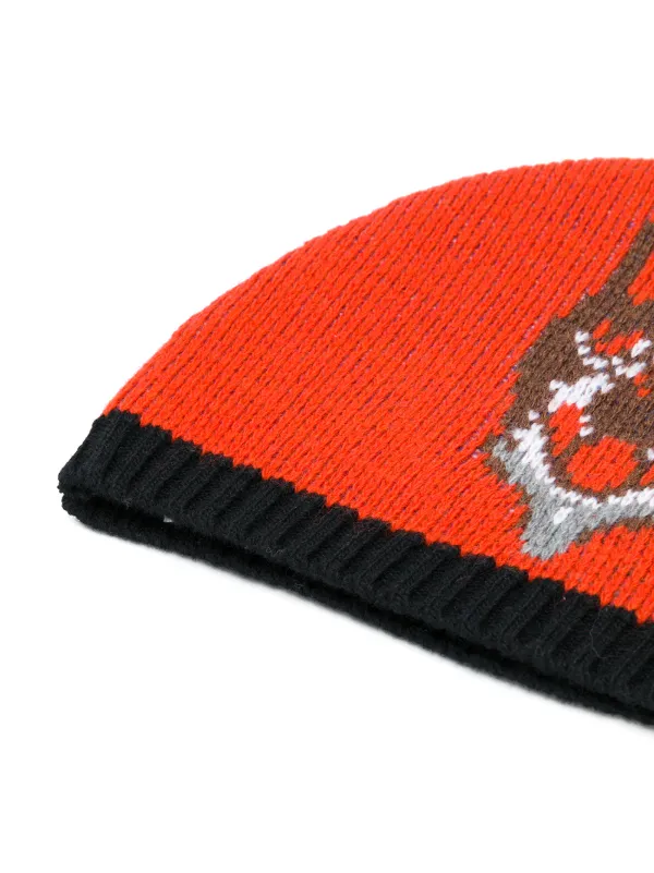 gucci wolf beanie