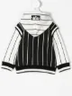 الصورة 2 من Dolce & Gabbana Kids كنزة بغطاء رأس مخططة وبطبعة