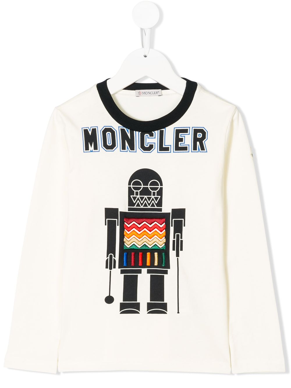 фото Moncler kids топ с вышивкой