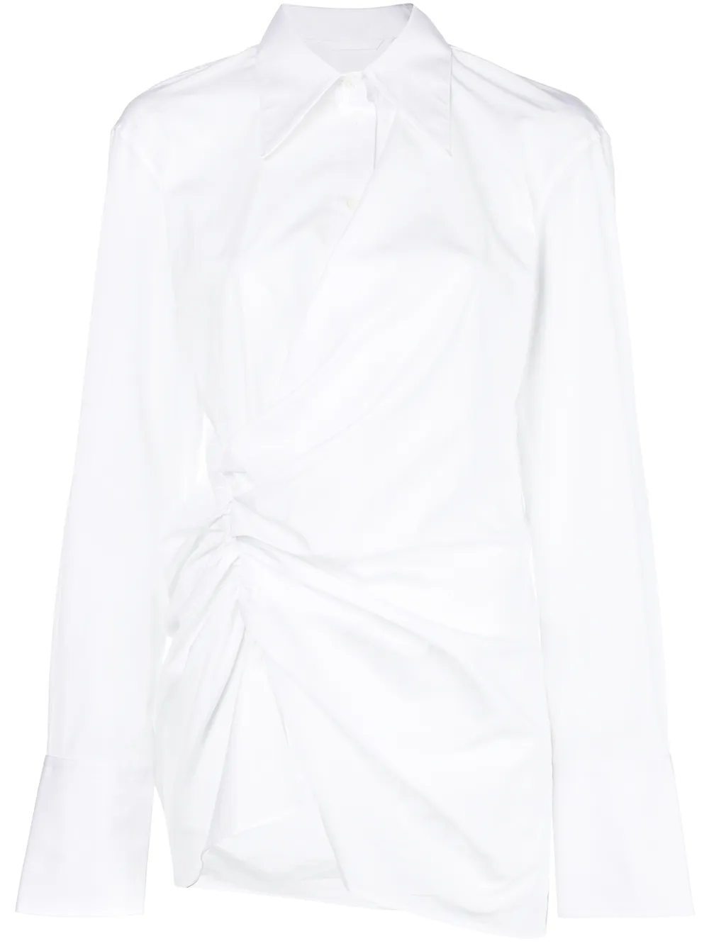 Helmut Lang рубашка со сборкой