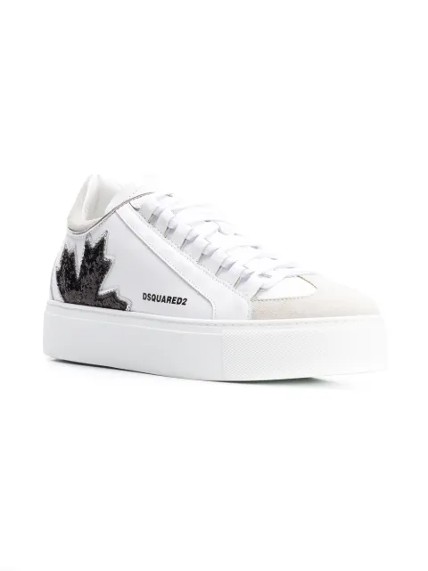 Dsquared2 Leaf Leaf Detail Dsquared2 Farfetch Sneakers rhdxtsQCoB