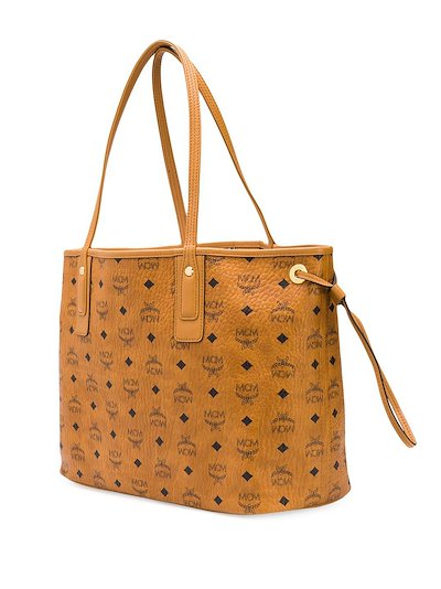 Mcm Medium Liz Reversible Tote Bag Brown | Modes