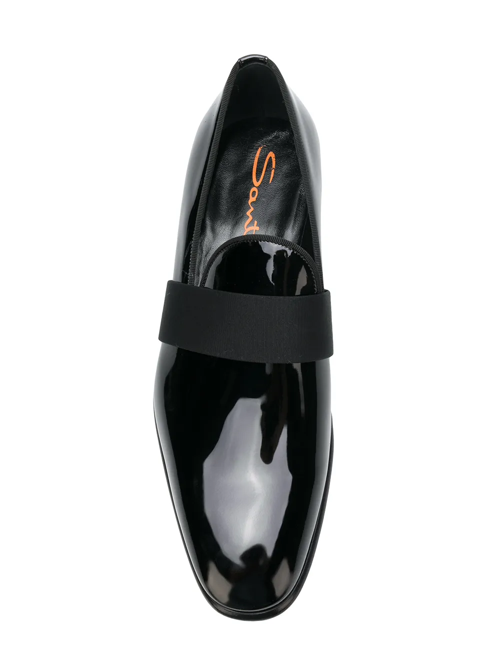 Santoni slip-on loafers Black
