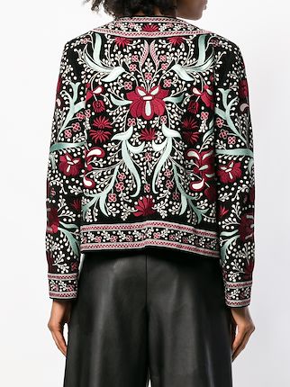 embroidered floral jacket展示图