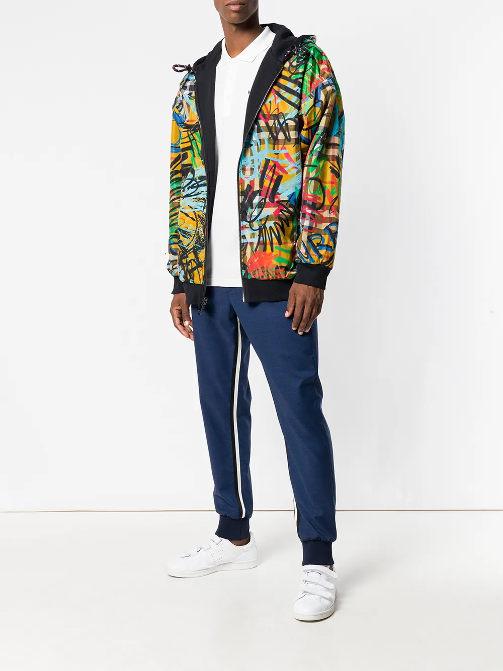 Burberry Reversible Graffiti Hoodie Farfetch