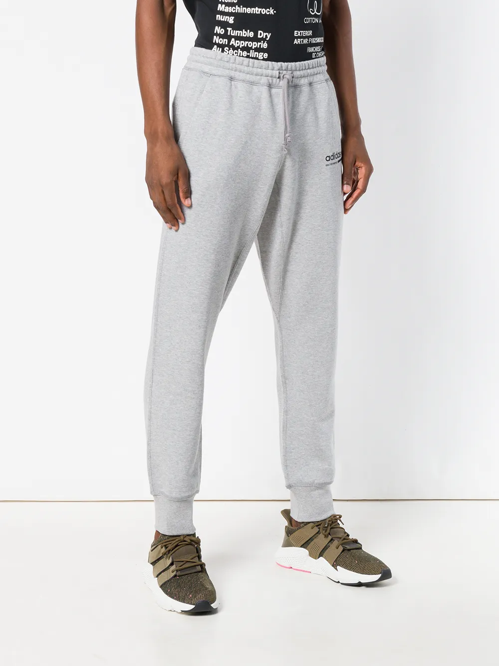 adidas relaxed fit track trousers Grijs