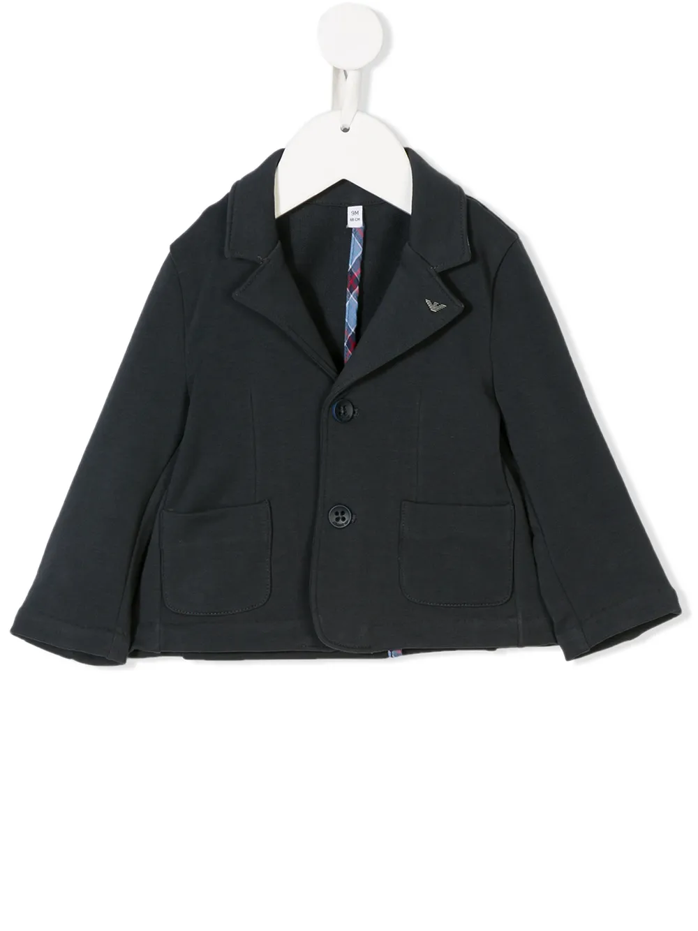 Emporio Armani Kids Blazer mit Logo - Blau