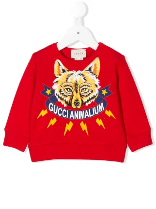 gucci animalium sweater