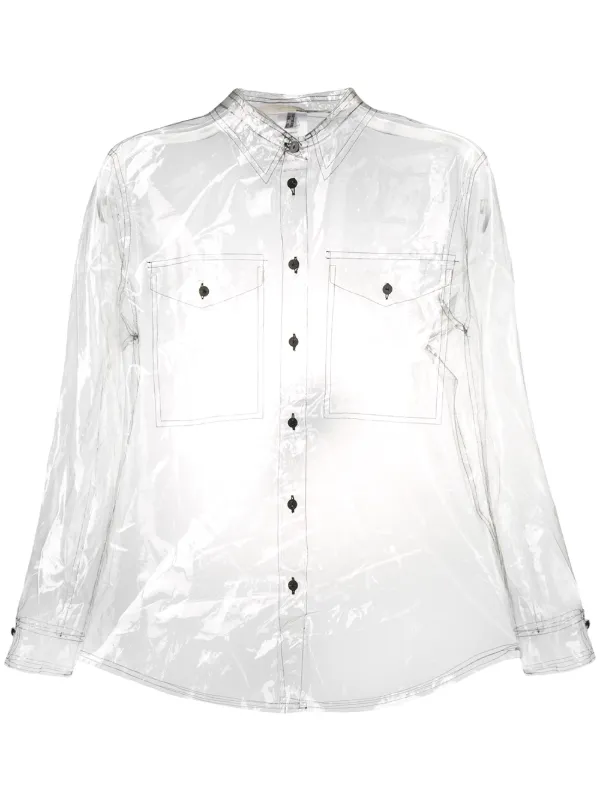 clear plastic shirt