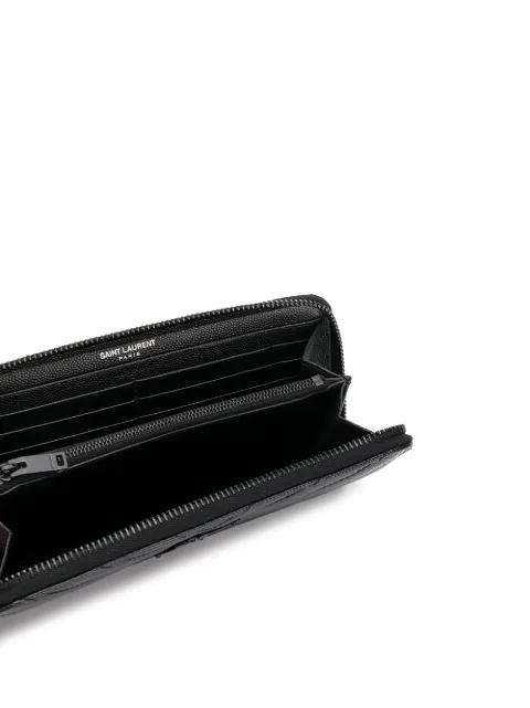 ysl zipper wallet