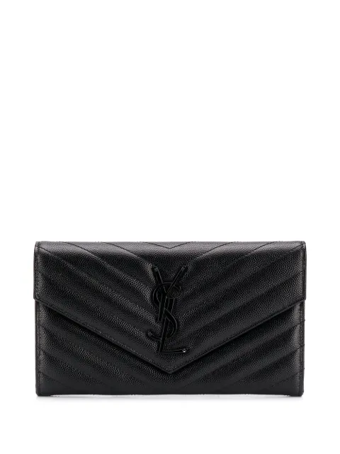 Saint Laurent - large Monogram flap wallet