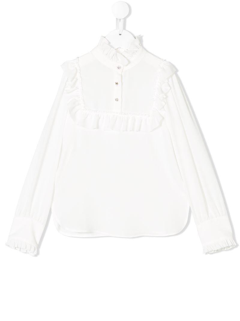 Dondup Kids блузка с рюшами