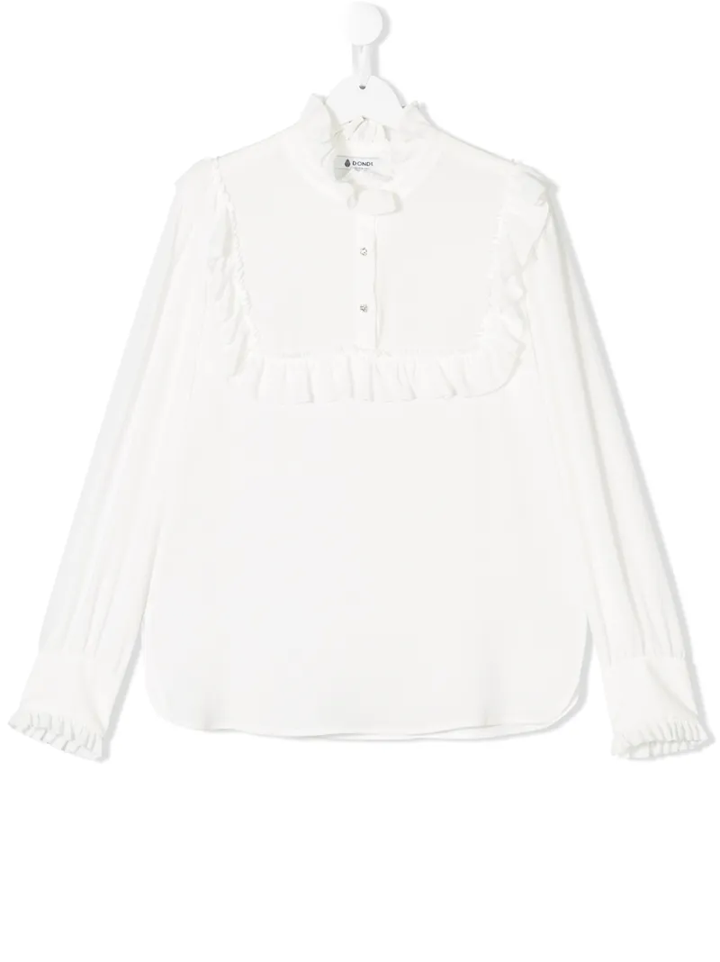 Dondup Kids блузка с оборками