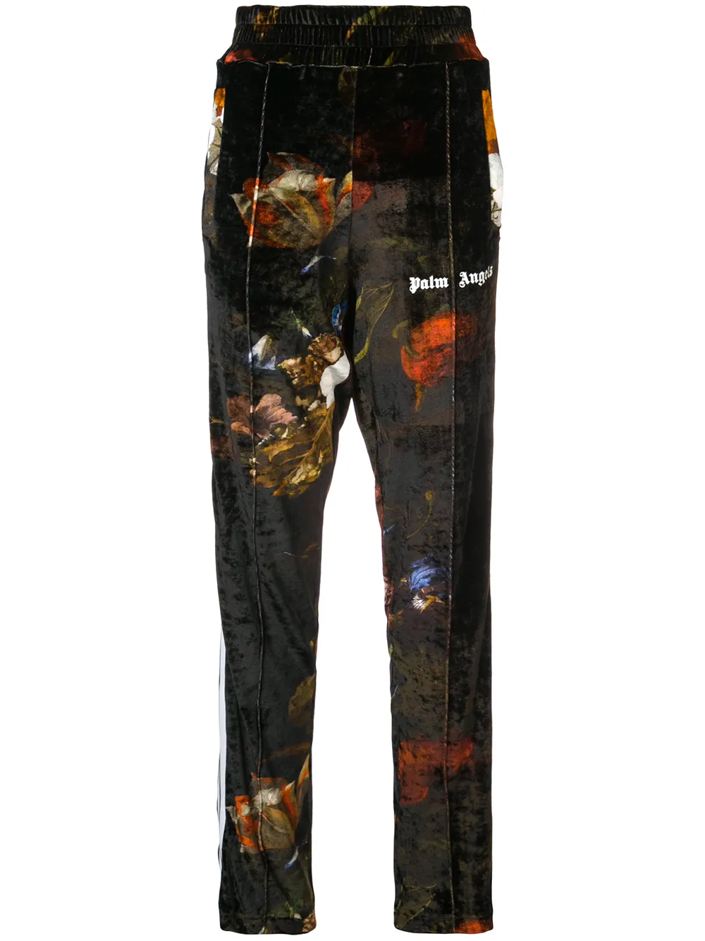 palm angels velvet track pants