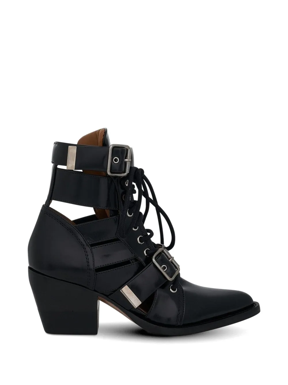 Chloé 'Reilly 60' Stiefeletten mit Schnalle - Schwarz