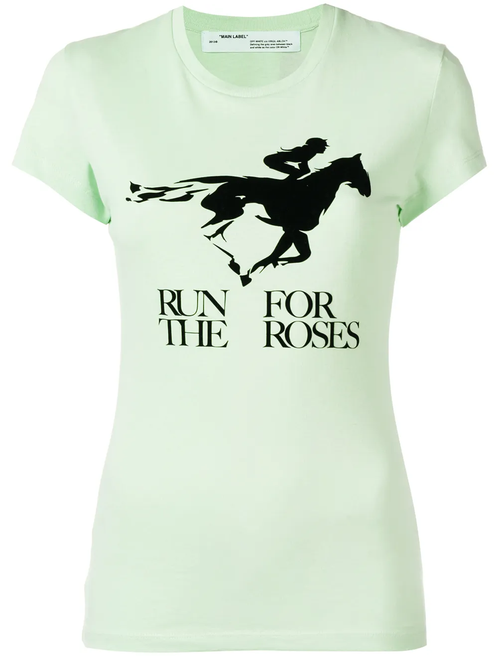 Off-White 'Run For The Roses' T-Shirt - Grün