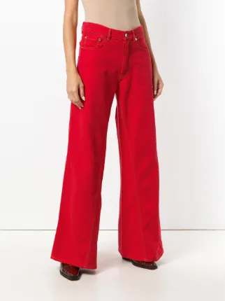 Moncler Vaqueros Acampanados rojo Moncler Vaqueros Acampanados rojo