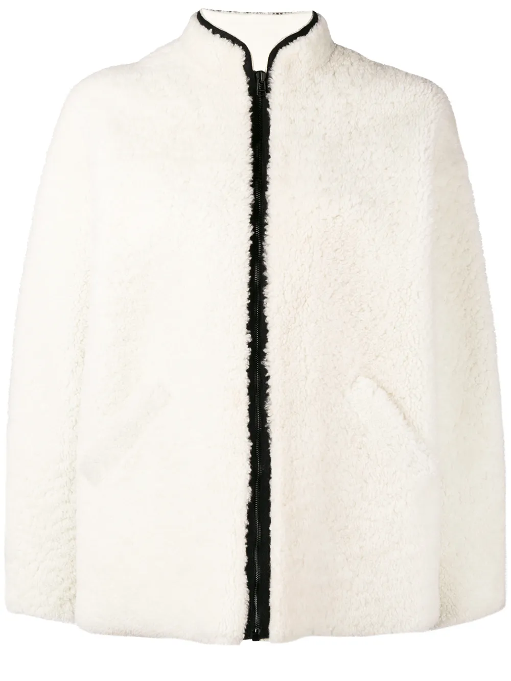 Inès & Maréchal fur jacket | White | Image 1