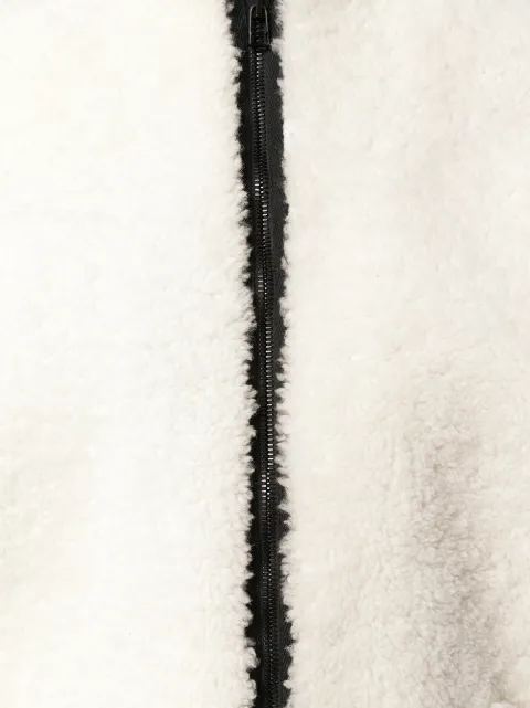 Inès & Maréchal Fur Jacket In White