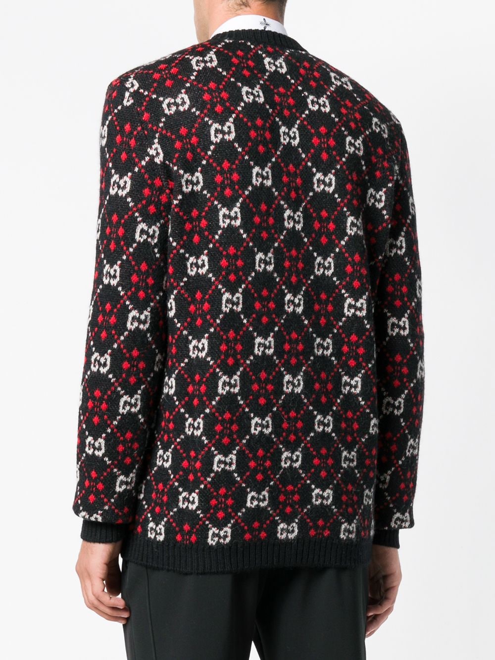 Gucci Logo Pattern Jumper - Farfetch