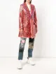 Comme Des Garçons Leo faux-leather coat