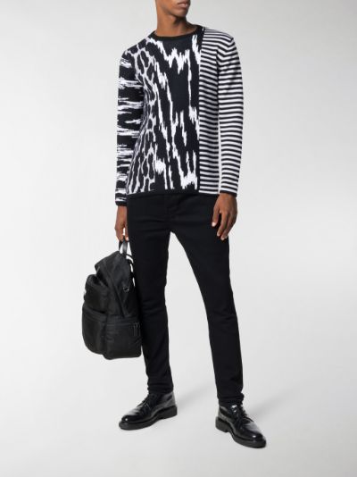 Givenchy animal print sweater black | MODES