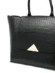 Emporio Armani crocodile embossed tote