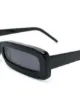 George Keburia small rectangle sunglasses